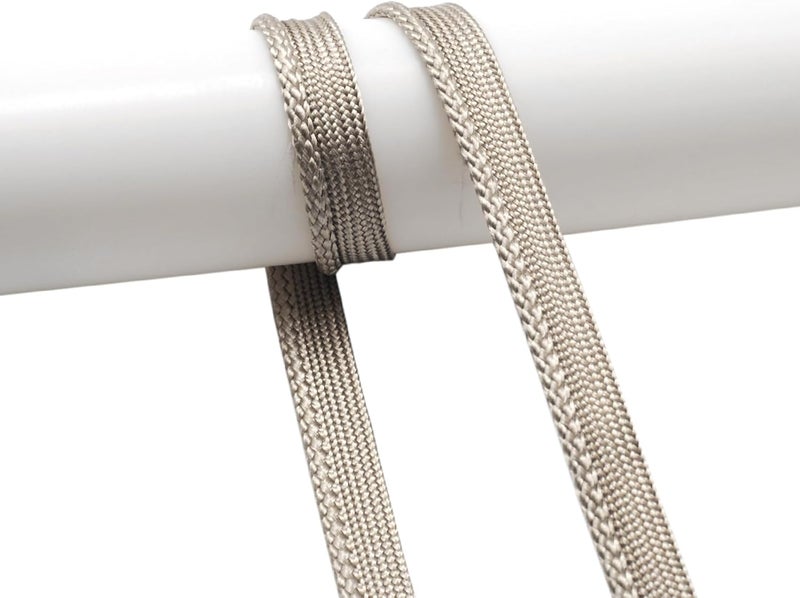 YRCLASYTRIM 0.35inch,(55Yards) Sewing Piping Trim,Shining Polyesterter Cord Trim,for Sewing Clothing,Hometextile, Decoration DIY Crafts Edge Piping Embellishments,30Colour (Light Grey) - Image 1